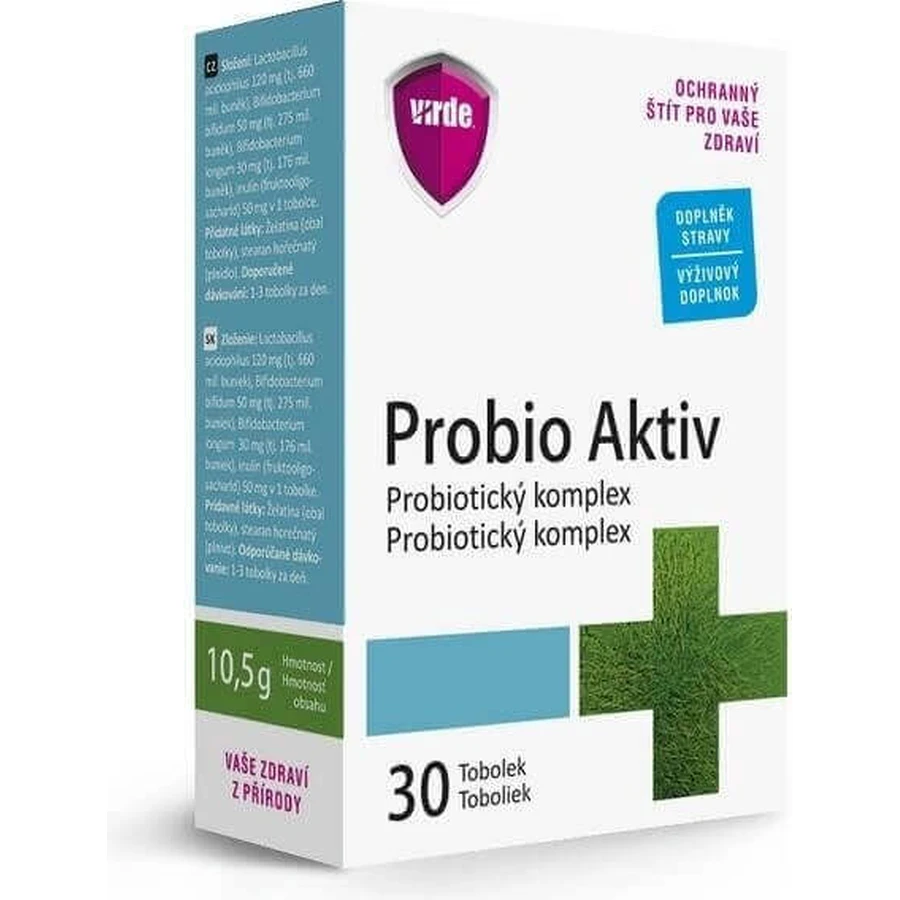VIRDE PROBIO AKTIV 1×30 тбл, харчова добавка: ціни та характеристики