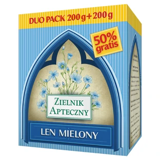 Льон мелений, Duo Pack, 200 г + 200 г НЕВІДОМА УПАКОВКА