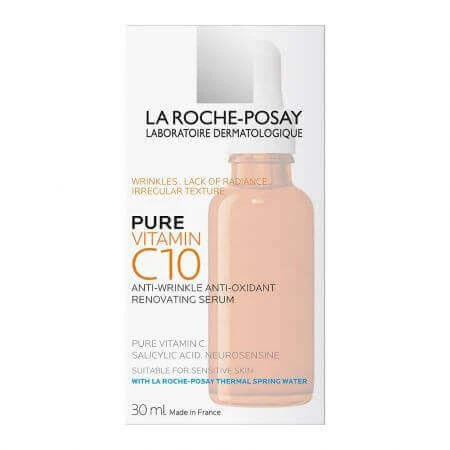 La Roche-Posay Pura Антиоксидантна сироватка з вітаміном С10, 30 мл: ціни та характеристики