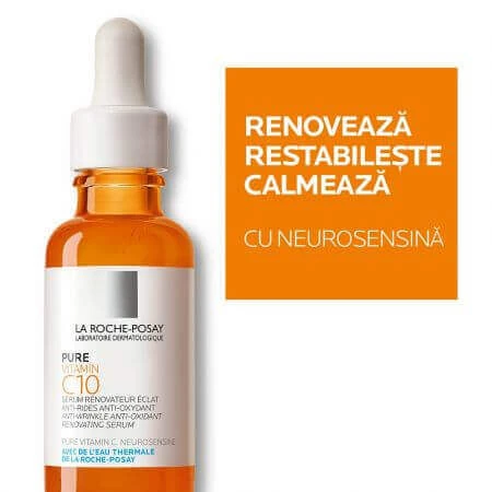 La Roche-Posay Pura Антиоксидантна сироватка з вітаміном С10, 30 мл: ціни та характеристики