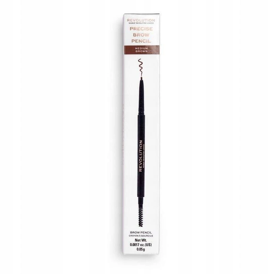Олівець для брів Revolution Precise Medium Brown 1×1: ціни та характеристики