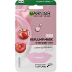 Текстильна маска для губ Garnier Skin Naturals з екстрактом вишні 5 г: ціни та характеристики