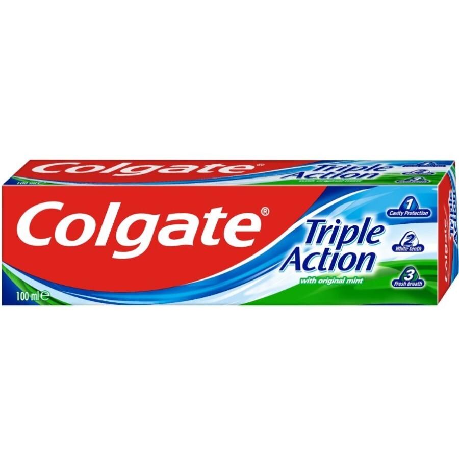 Зубна паста Colgate Triple Action потрійна дія, 100 мл: ціни та характеристики