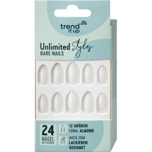 Штучні нігті Trend !t up Unlimited Styles Bare Nails, 24 шт.