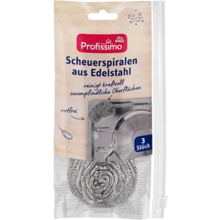 Спираль для чистки Profissimo Spiral из нержавеющей стали, 3 шт.
