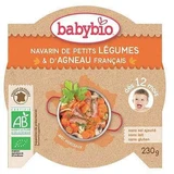 Пир Био Меню тушеные овощи и ягненок, +12 месяцев, 230 г, BabyBio