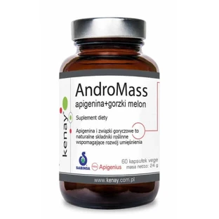 AndroMass extreme botanical SARM /Апігенін + Гірка диня, 60 капсул Kenay