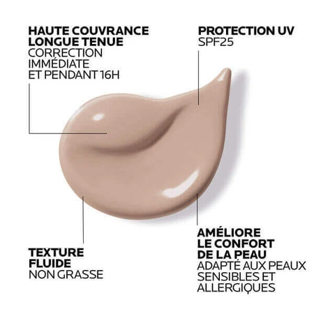 La Roche Posay Toleriane Fluid Concealer Fluid Foundation SPF 25, оттенок 16, 30 мл: цены и характеристики