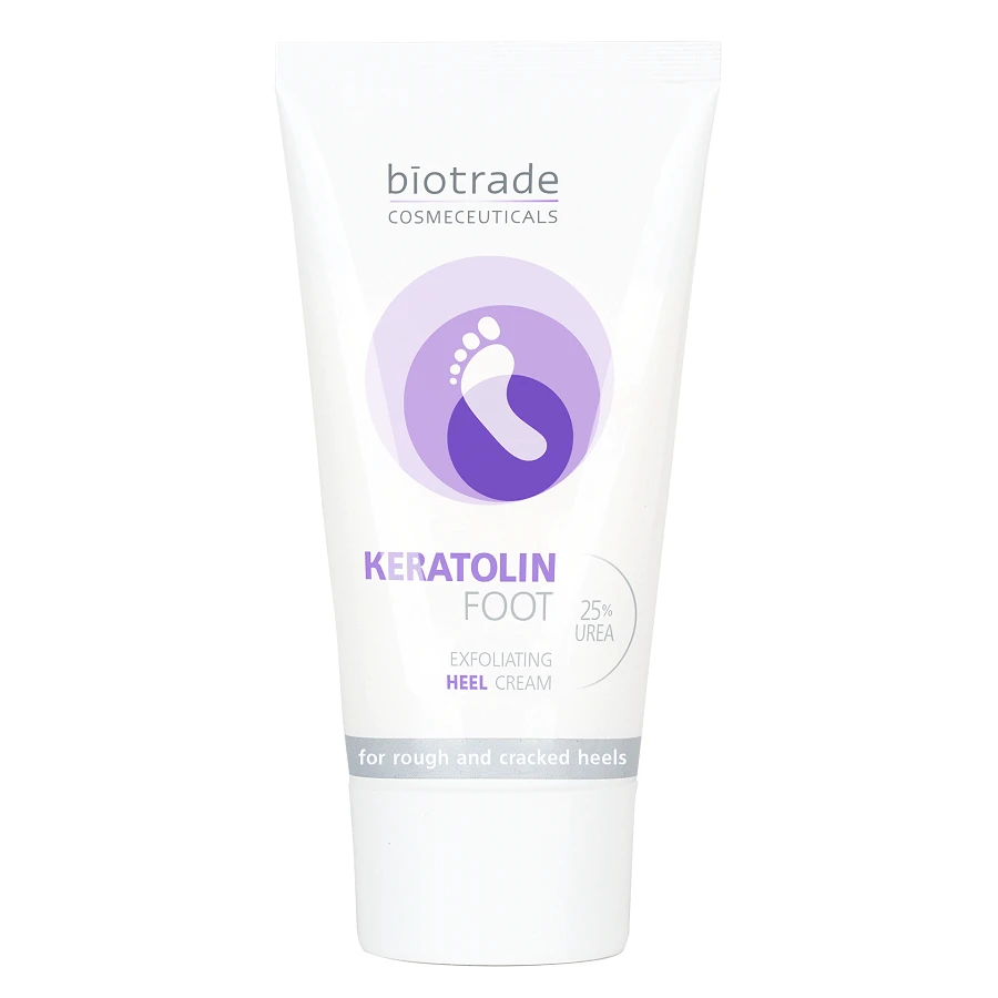 Крем-пилинг для ног Biotrade Keratolin Foot Exfoliating Heel Cream с 25% мочевиной, смягчающий, 50 мл: цены и характеристики