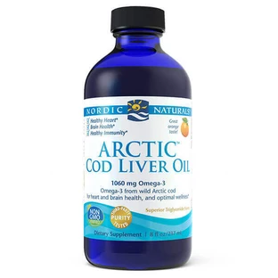 Nordic Naturals Arctic Cod Liver Oil, со вкусом апельсина, 237 мл