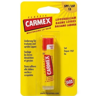 Відновлювальний бальзам для сухих та потрісканих губ з SPF 15, 4,25 г, Carmex