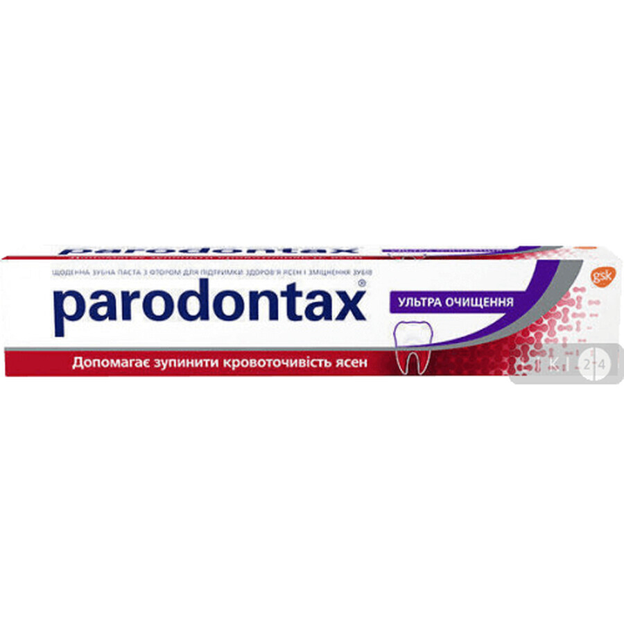 Зубна паста Parodontax Ультра очищення, 75 мл: ціни та характеристики
