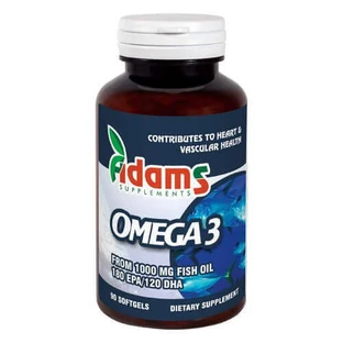 Омега 3, 90 капсул, Adams Vision