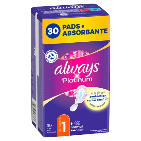Завжди, гігієнічні серветки Ultra Platinum Normal, 30 шт.: ціни та характеристики