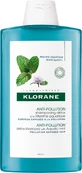 Шампунь Klorane з БІО-водою м'яти - для волосся, що піддається впливу забрудненого повітря 400 мл
