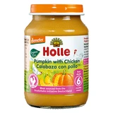 Пюре з гарбуза та курки, +6 місяців, 190 г, Holle Baby Food