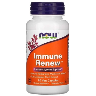 Смесь органических грибов Muschroom Immune Renew, 90 вегетарианских капсул, Now Foods