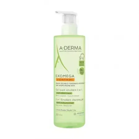 A-Derma Exomega Control Піноутворюючий гель 2 в 1, 500 мл: ціни та характеристики