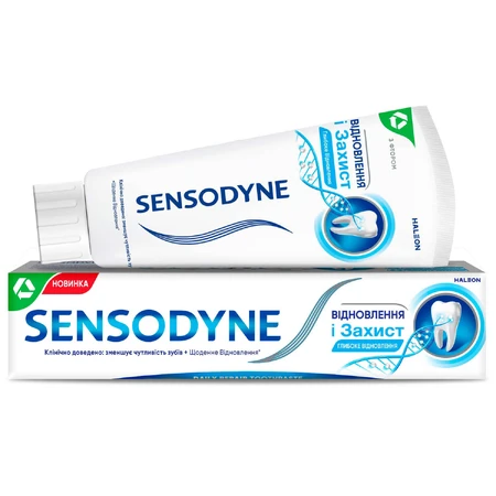Зубна паста Sensodyne Відновлення та захист, 75 мл: ціни та характеристики