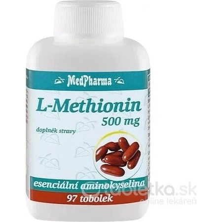 MedPharma L-метіонін 500 мг 1×97 капсул, дієтична добавка: ціни та характеристики