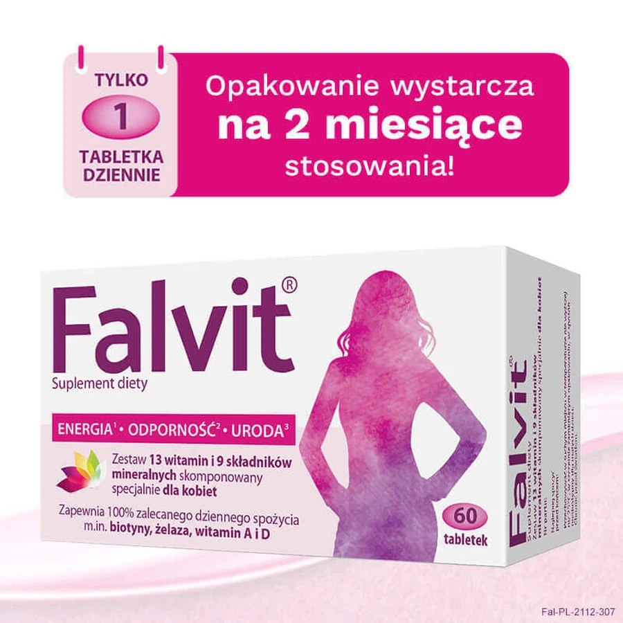 Фальвит, 60 таблеток драже Поврежденная упаковка: цены и характеристики