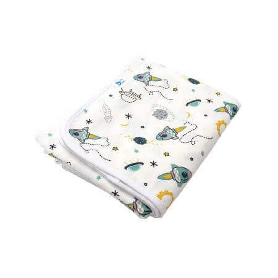 Одеяло двойное муслиновое, Планеты, 80x100 см, Baltic Bebe: цены и характеристики