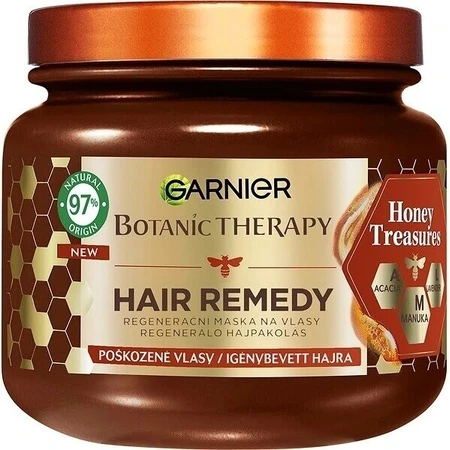Garnier Botanic Therapy Hair Remedy Honey Treasure 1×340 ml, відновлювальна маска для пошкодженого волосся, 340 мл: ціни та характеристики