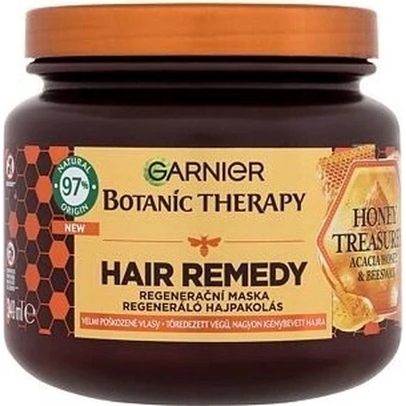 Garnier Botanic Therapy Hair Remedy Honey Treasure 1×340 ml, відновлювальна маска для пошкодженого волосся, 340 мл: ціни та характеристики