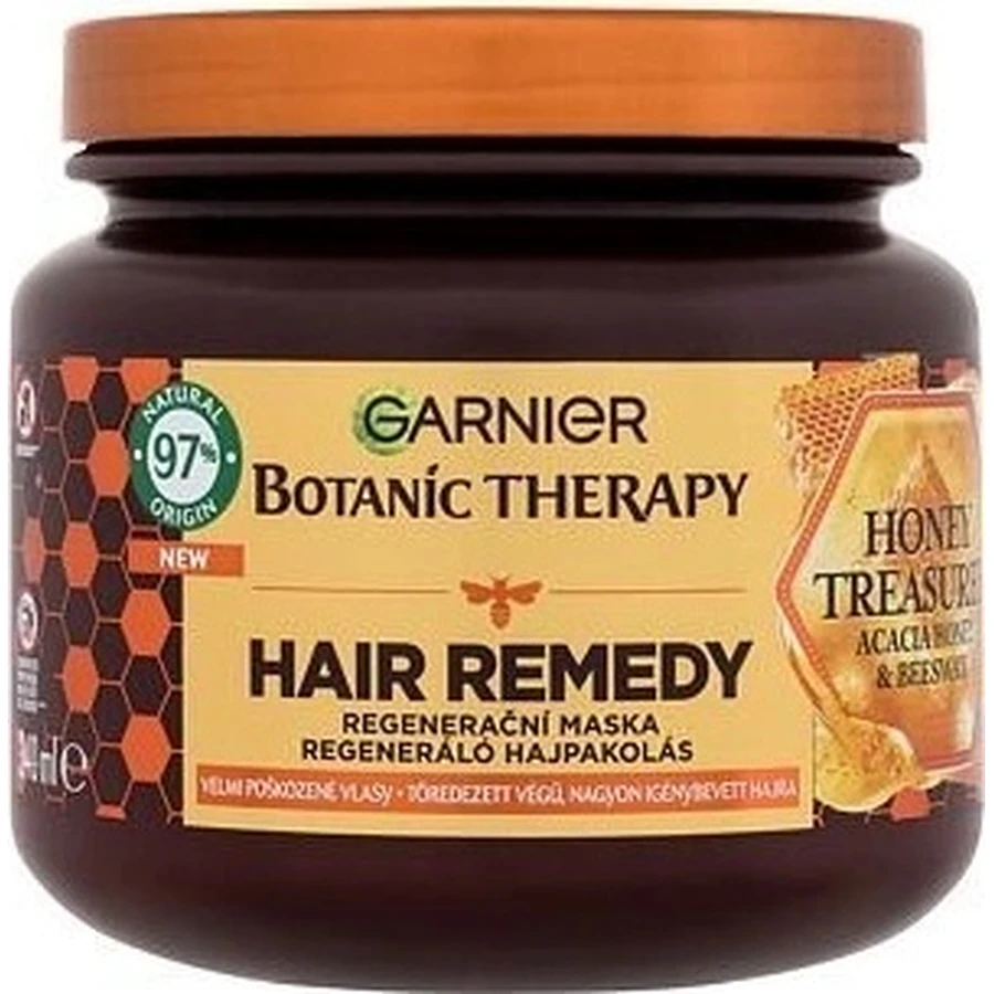Garnier Botanic Therapy Hair Remedy Honey Treasure 1×340 ml, відновлювальна маска для пошкодженого волосся, 340 мл: ціни та характеристики