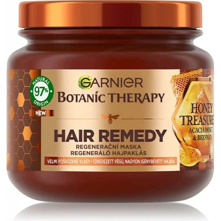 Garnier Botanic Therapy Hair Remedy Honey Treasure 1×340 ml, відновлювальна маска для пошкодженого волосся, 340 мл: ціни та характеристики