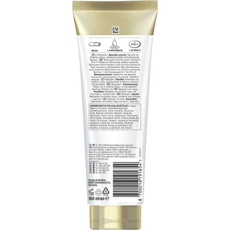 Pantene Pro-V Miracles Lift'N'Volume Thickening Conditioner, Кондиціонер для об'єму з біотином 160 мл: ціни та характеристики