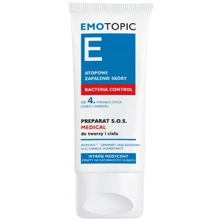 Медицинский препарат для лица и тела Emotopic Bacteria Control S.O.S., 30 мл