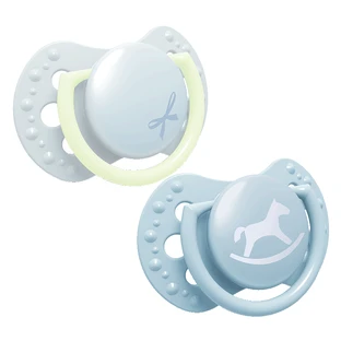 Lovi Baby Shower, пустушка, силіконова, динамічна, для хлопчика, 22/900, від 0-2 місяців, 2 шт.