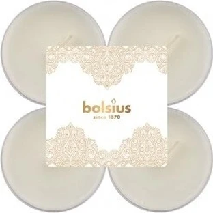 Ароматичні свічки Bolsius Tea Maxi Golden Lace 1×8 шт, білі свічки
