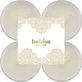 Ароматичні свічки Bolsius Tea Maxi Golden Lace 1×8 шт, білі свічки