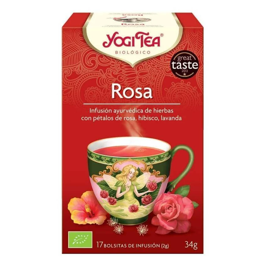 Розовый чай, 17 пакетиков, Yogi Tea: цены и характеристики
