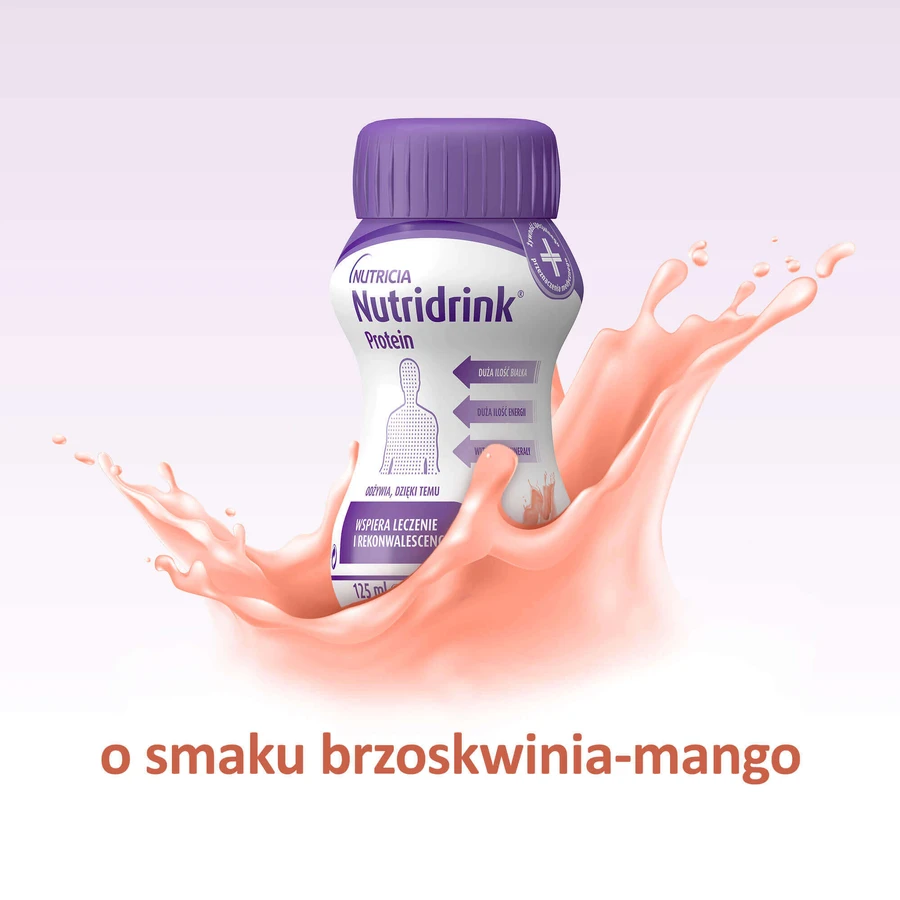 Протеїн Nutridrink, персиково-манго, 4 x 125 мл: ціни та характеристики