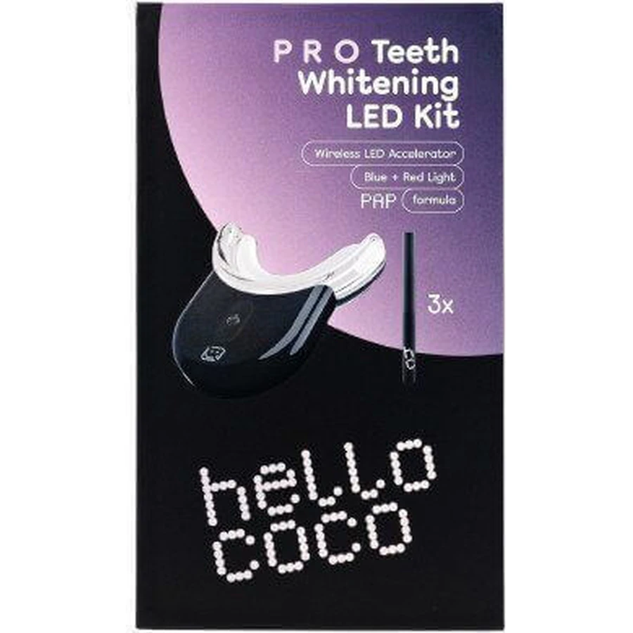 Hello Coco Набор для отбеливания зубов (PAP+ Pro Teeth Whitening LED Kit): цены и характеристики