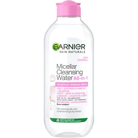 Garnier Skin Naturals Міцелярна вода 3 в 1 для чутливої шкіри, 400 мл: ціни та характеристики