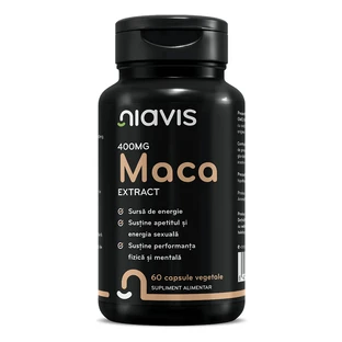 Экстракт маки, 400 мг, 60 капсул, Niavis