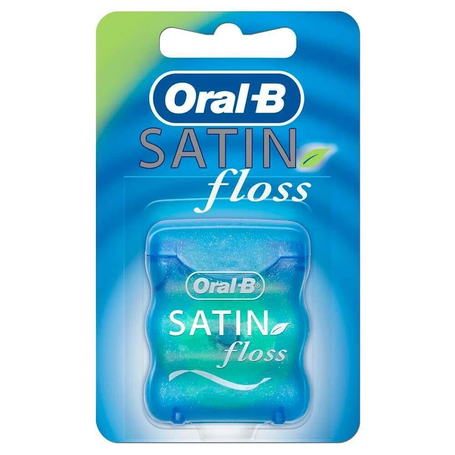 Зубна нитка Oral-B Satin Floss, 25 м: ціни та характеристики