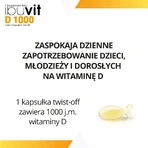 Ибувит D 1000 МЕ для детей старше 1 года и взрослых 30 капсул с закруткой: цены и характеристики