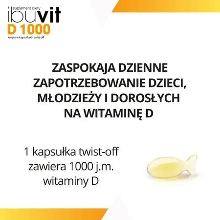 Ибувит D 1000 МЕ для детей старше 1 года и взрослых 30 капсул с закруткой: цены и характеристики