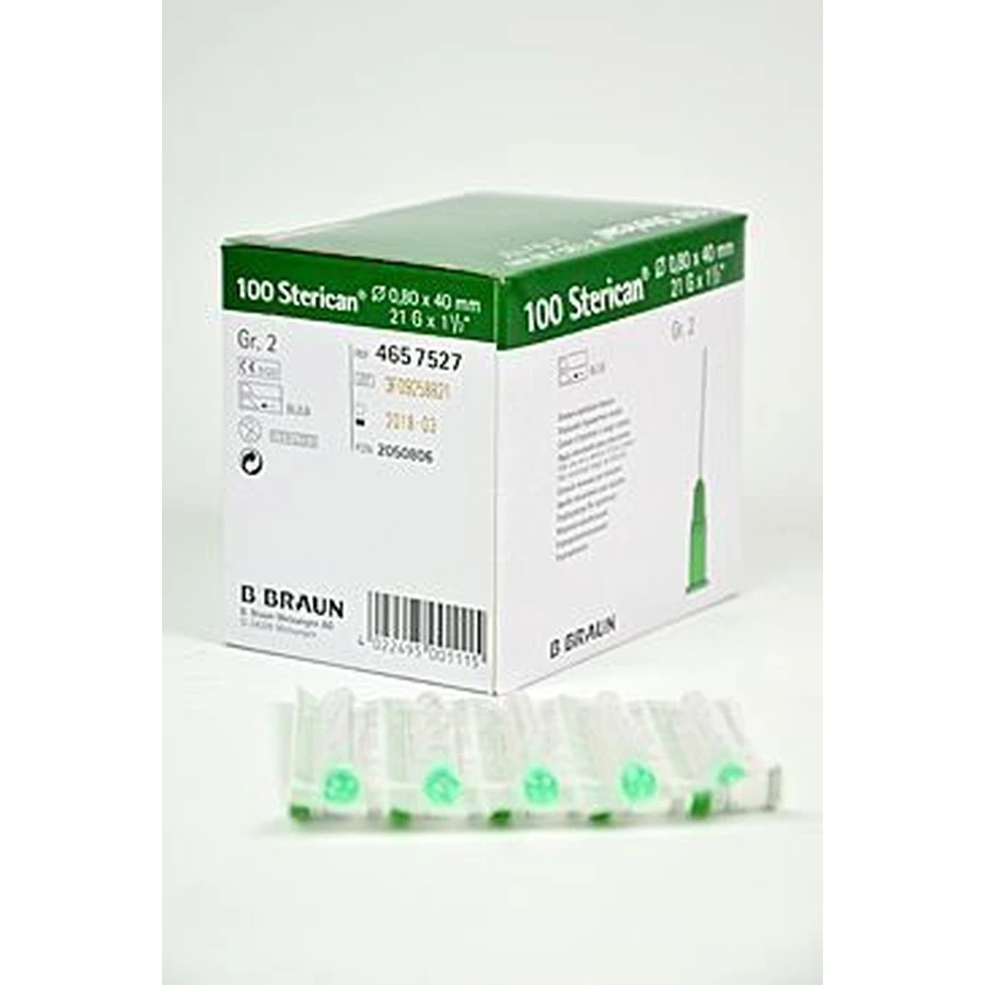 B.Braun BB Sterican голка зелена 0,8x40 мм 100 шт.: ціни та характеристики