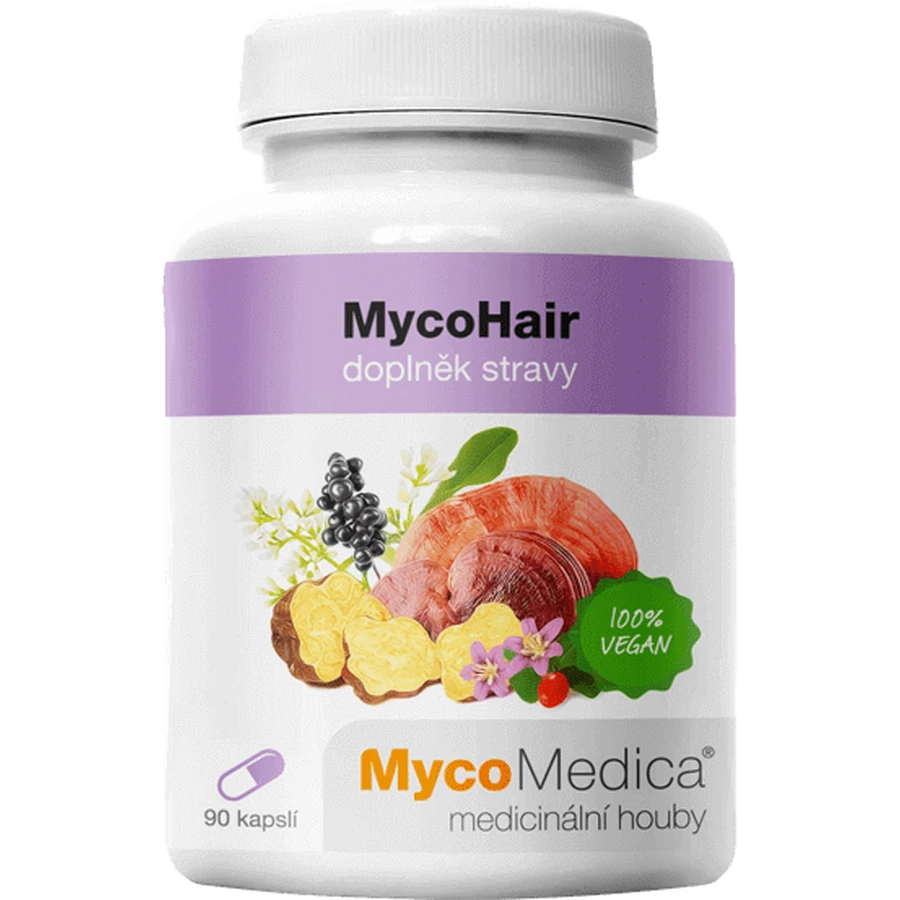 MycoMedica MycoHair 90 капсул: ціни та характеристики