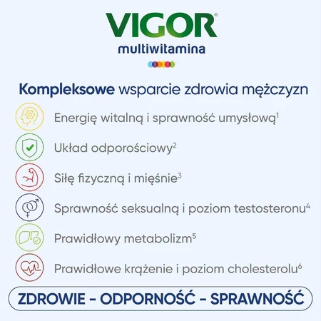 Полівітамінний комплекс Vigor On 50+, 60 таблеток: ціни та характеристики