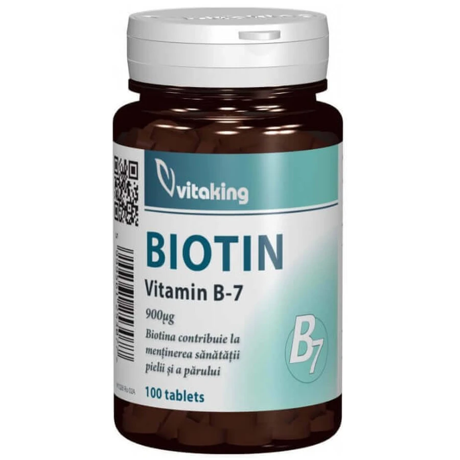 Биотин Витамин В-7 Vitaking Biotin Vitamin B-7, 100 таблеток: цены и характеристики