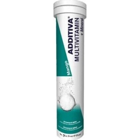 ADDITIVA MULTIVITAMIN + Mineral, Mango 1×20 tbl, пищевая добавка: цены и характеристики