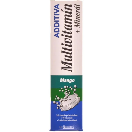 ADDITIVA MULTIVITAMIN + Mineral, Mango 1×20 tbl, пищевая добавка: цены и характеристики