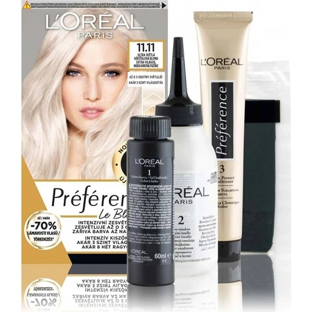 L'Oréal Paris Preférencia Le Blonding Ультралегкий прохолодний кришталевий блонд 1×180 мл: ціни та характеристики